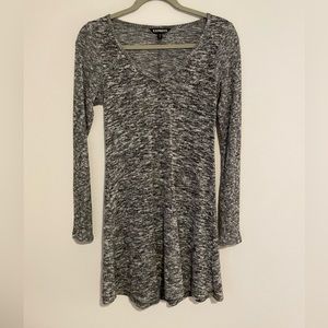 Express Super Soft Sweater Dress in Grey